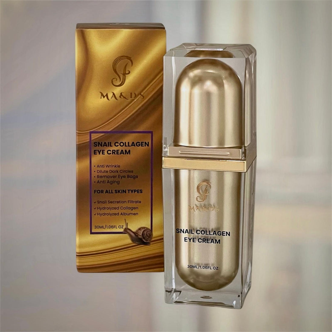 MA&DS สเนล คอลลาเจน อาย ครีม